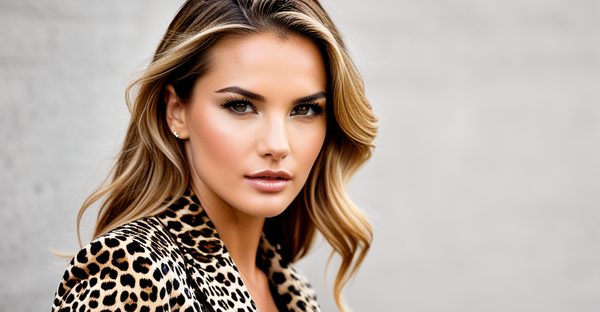 Leopardenmode: elegante mode für weibliche statements